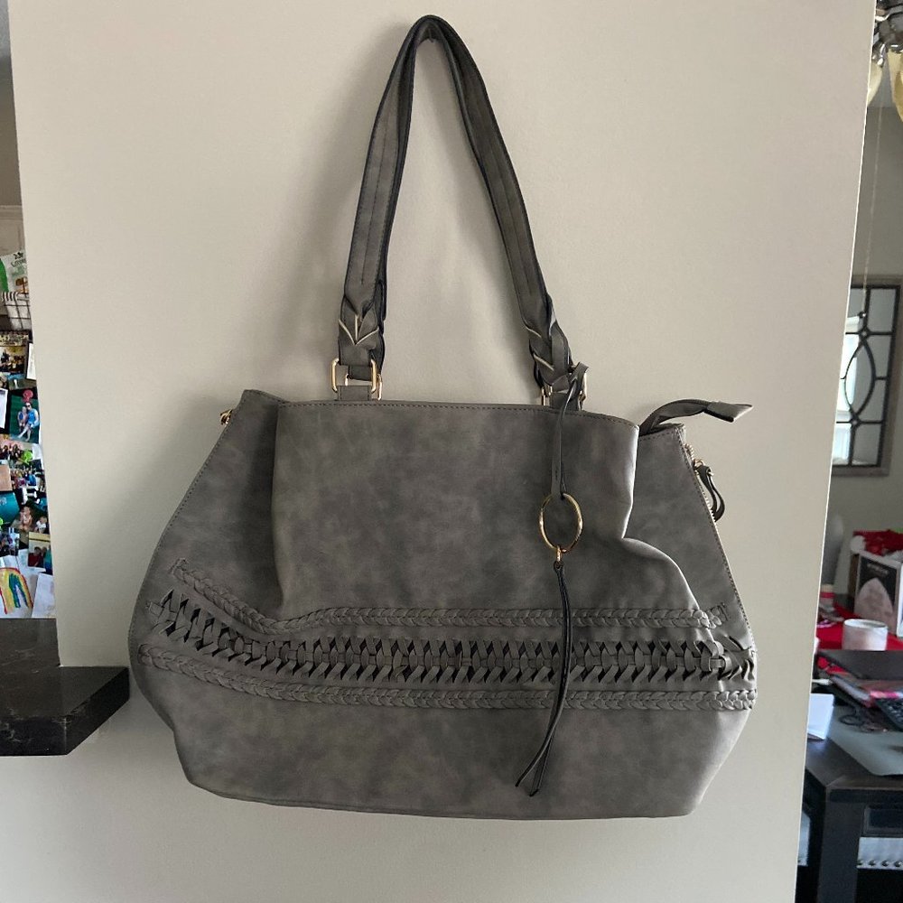 Violet Ray Gray Tote